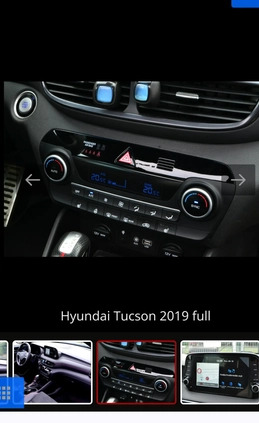 Hyundai Tucson cena 110000 przebieg: 63000, rok produkcji 2019 z Świnoujście małe 121